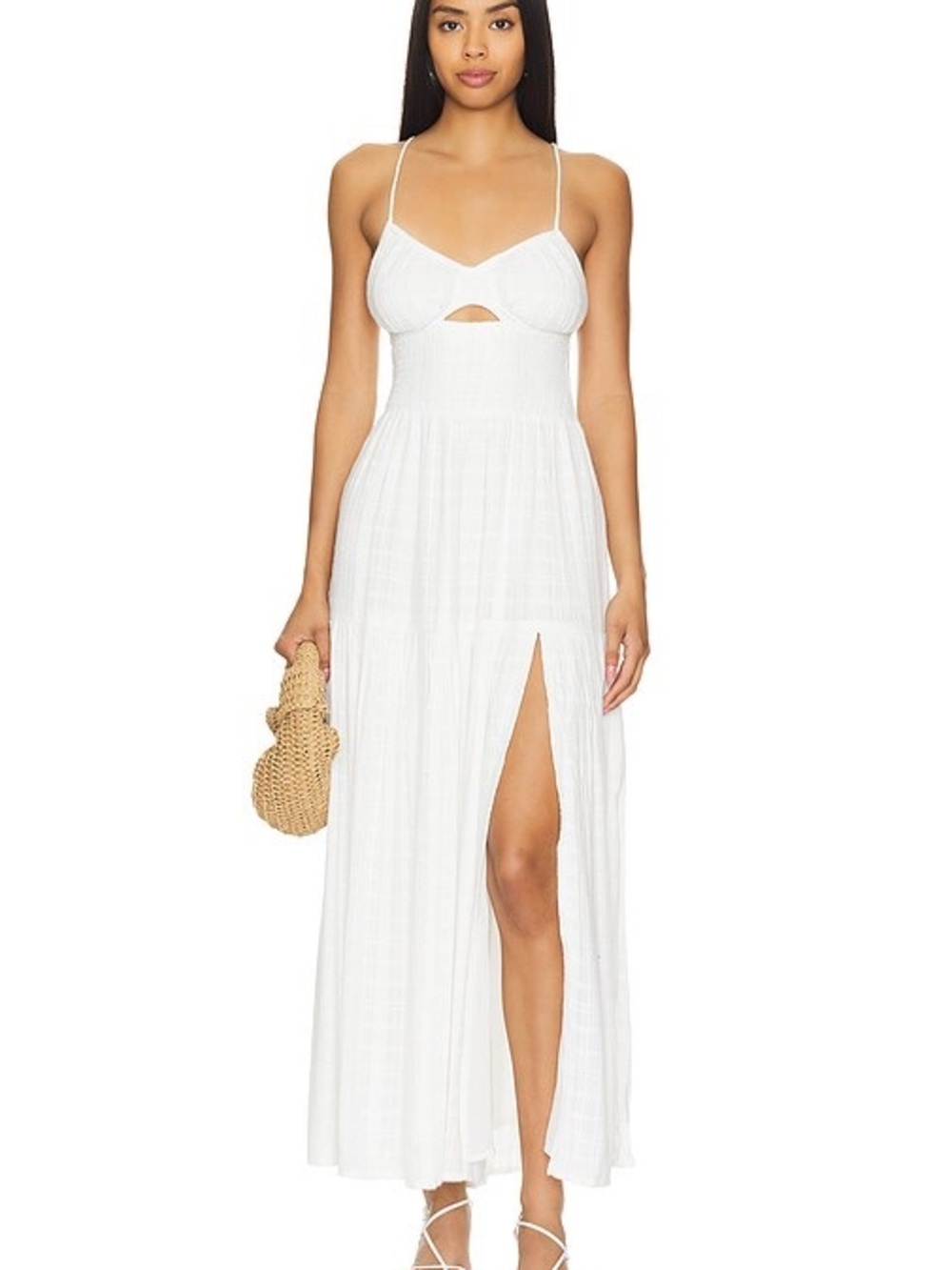 l*space White Maxi Dress